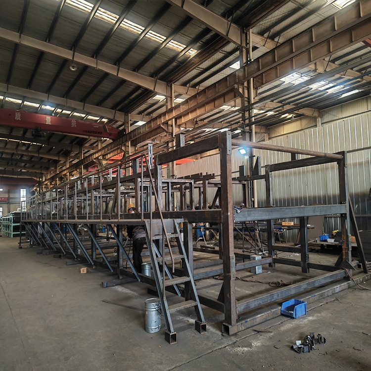 40平大型真空带式过滤机车间生产中